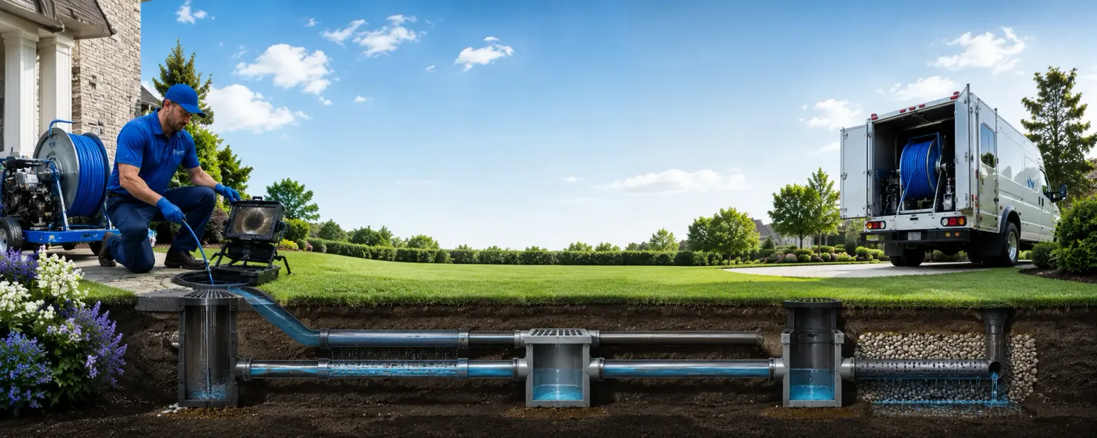 Outdoor drain cleaning information for Port Kent, NY